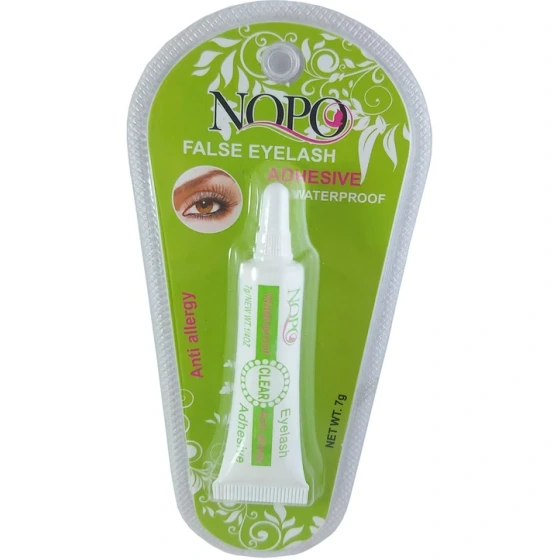 چسب مژه تیوپی 7گرمی مواد مشکی نوپو