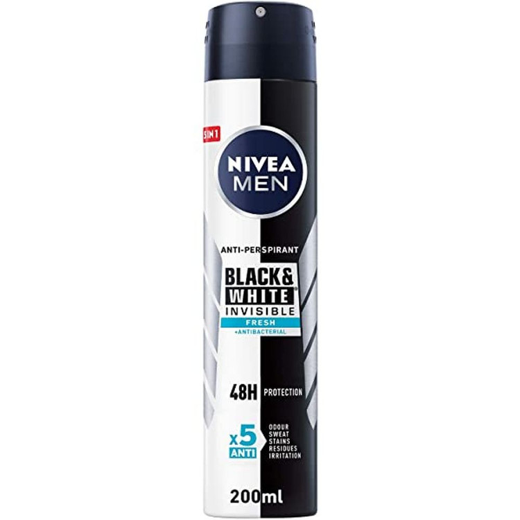 دئودورانت مردانه نیوآ رایحه BLACK&WHITE FRESH