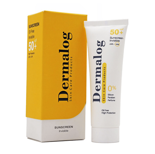 کرم ضد آفتاب بی رنگ فاقد چربی SPF50 درمالوگ