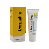 کرم ضد آفتاب بی رنگ مخصوص پوست خشک SPF50 درمالوگ