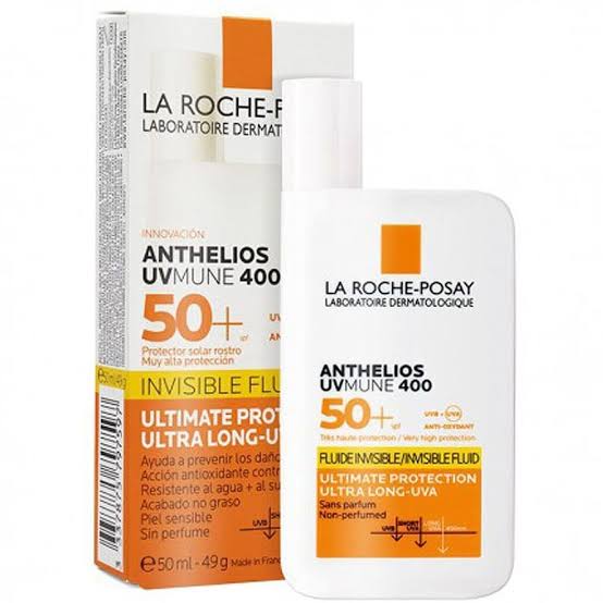 فلوئید ضد آفتاب بی رنگ SPF50  لاروش پوزای اورجینال