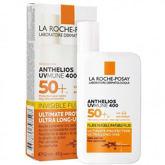 فلوئید ضد آفتاب بی رنگ SPF50 لاروش پوزای اورجینال