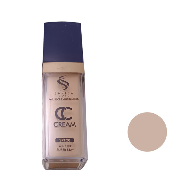 سی سی کرم SPF20 ساریسا گلد شماره C3 حجم 40میلی لیتر