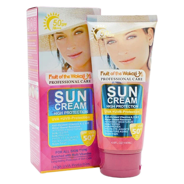 کرم ضدآفتاب SPF50 ووکالی حجم 130میلی لیتر