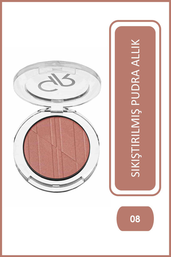 رژگونه پودری گلدن رز شماره 08 CORAL ROSE