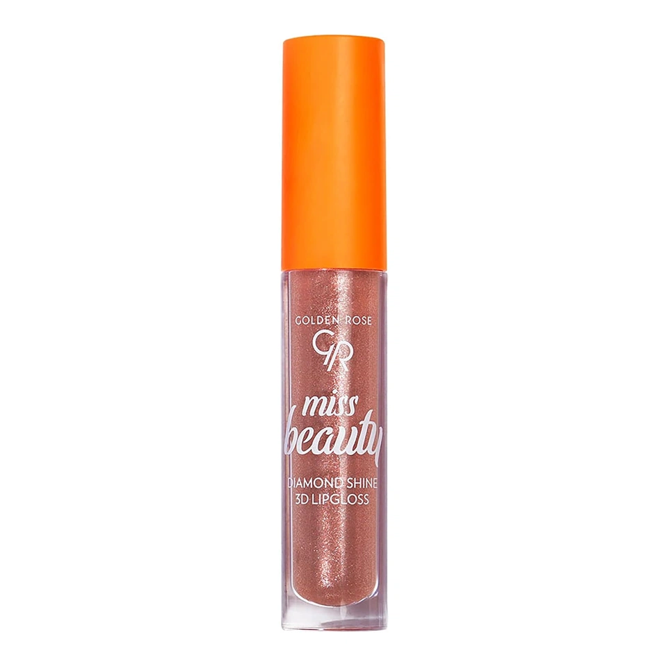 برق لب شاین گلدن رز مدل MISS BEAUTY حجم 4.5میلی لیتر شماره 03