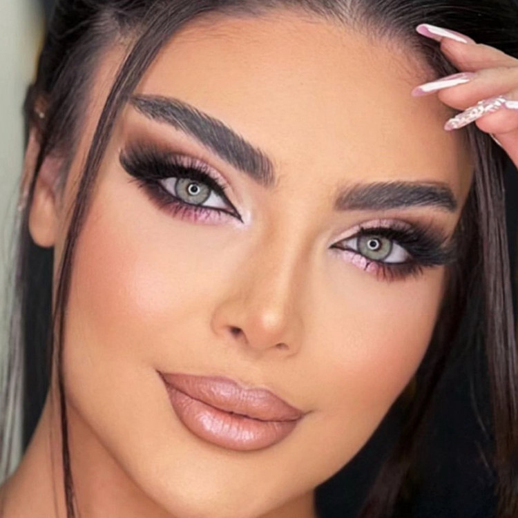 لنز یکساله دهب مدل LUMIRERE GRAY رنگ طوسی سبز