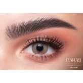 لنز یکساله دهب مدل MISTY BROWN عسلی زیتونی بدون دور