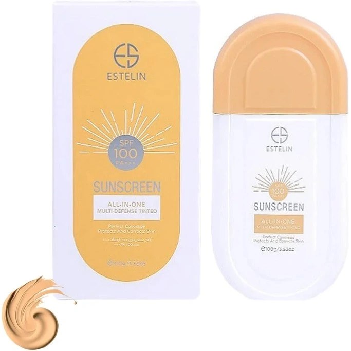 کرم ضدآفتاب رنگی استلین SPF100 مدل MULTI_DEFENSE TINTED