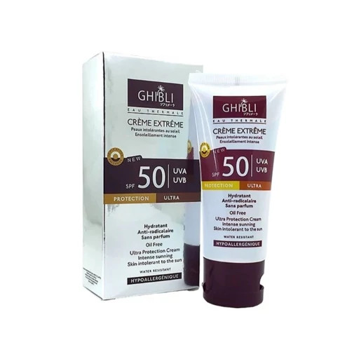 کرم ضدآفتاب SPF50 جیبلی حجم 65میلی لیتر شماره 02