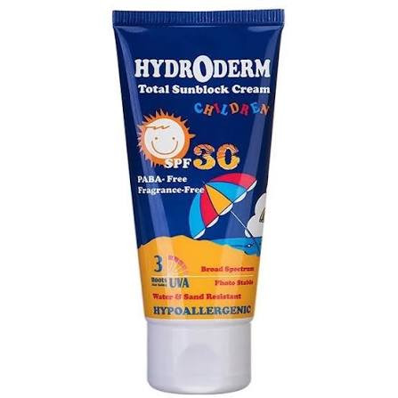 کرم ضدآفتاب کودکان هیدرودرم مدل CHILDREN SPF30 حجم 50میلی لیتر