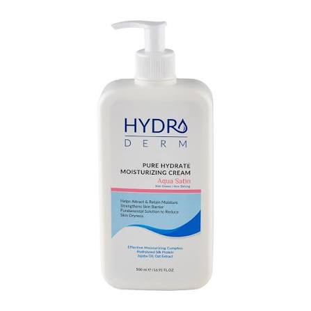 کرمرطوب و نرم کننده دست و صورت هیدرودرم مدل AQUA SATIN