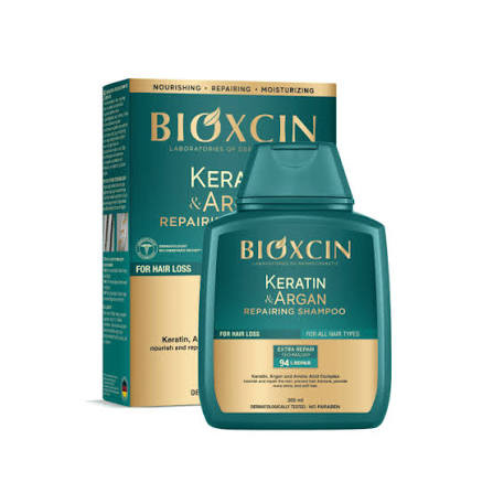 شامپو ضد ریزش مو بیوکسین مدل KERATIN&ARGAN حجم 300میلی لیتر